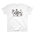 Mix’d Cultures LabのFlower Power - Black スタンダードTシャツ