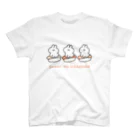 ナポリのSUZURIのSUSHI TO USACHAN スタンダードTシャツ