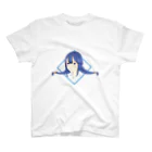 白狼の青髪の子。 スタンダードTシャツ