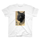 昨日見たゆめ。の黒猫 Regular Fit T-Shirt