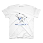 スーパーわんわんズのマルプー（WHITE） スタンダードTシャツ