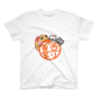 きゃぴばら倶楽部のきゃぴばら女子部ゆるねこ【太鼓判】 スタンダードTシャツ