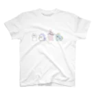 魚の4コマのゆるふわギャングTシャツ スタンダードTシャツ