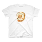 こもれび村の頭が食パンに突入してしまったくま スタンダードTシャツ