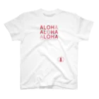 aloha_pineapple_hawaiiのALOHA ALOHA ALOHA (ストロベリー)106 スタンダードTシャツ