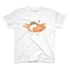 ふろしき文鳥のお店の若鮎を運ぶ Regular Fit T-Shirt
