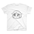 橋本ライドンショップの妹（顔／モノクロ） スタンダードTシャツ