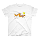 たまラッキー金魚どきどき龍さんの満月の龍 Regular Fit T-Shirt