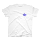 フロッグスクレーパー 大阪店の寝ころびクマ（紫） スタンダードTシャツ