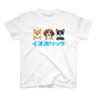 しばじるしデザインのイヌホリック（3匹） スタンダードTシャツ