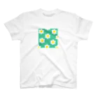 もちぱっちのお花(みどり) スタンダードTシャツ