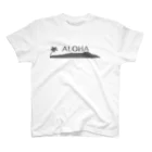 aloha_pineapple_hawaiiのダイヤモンドヘッド ALOHA 134 gray Regular Fit T-Shirt