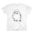 monbulanのシンプルなセキセイインコ スタンダードTシャツ