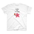 琥珀色に咲く花の昼のヒトデ スタンダードTシャツ