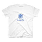 思いつきSHOPのLaqsheロゴT青 スタンダードTシャツ