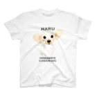 遥ん/犬顔絵　のはるさん スタンダードTシャツ