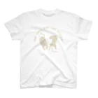 Little Machoのヒョウ　白 Regular Fit T-Shirt