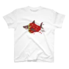 さかたようこ / サメ画家の苺ととろけるおサメさん | TOROKERU SHARK Strawberry Regular Fit T-Shirt