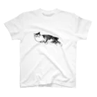 よしだののびるねこ Regular Fit T-Shirt