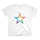 STAR CAIDOZのレインボーカモフラージュ⭐︎STAR スタンダードTシャツ