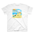 ❁みい❁の砂浜で遊ぶうさぎ Regular Fit T-Shirt