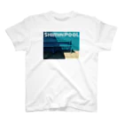 tamdmaのShimin pool  white スタンダードTシャツ