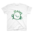 ちびらびっとのかにTシャツ　緑 スタンダードTシャツ