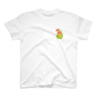 森図鑑の[森図鑑]コザクラインコ ノーマル Regular Fit T-Shirt