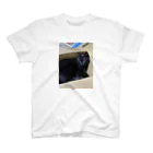 黒猫のひめちゃんの我が家のアイドルひめ スタンダードTシャツ