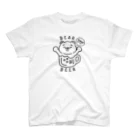 MAO NISHIDAのBEAR BEER スタンダードTシャツ