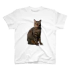 注文の多い喫茶店　虎猫軒のtoraneko「にゃたろう」ポートレイト Regular Fit T-Shirt