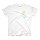 くるるのぴよらいふのポケットからオカメインコちゃん スタンダードTシャツ