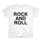 TOKYO LOGOSHOP 東京ロゴショップのROCK AND ROLL-ロックアンドロール- スタンダードTシャツ