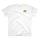 株式会社パールラボラトリー【公式】のぱる坊とロゴ緑 スタンダードTシャツ