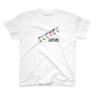 I LOVE BOAT RACE【アイ ラブ ボートレース】の舳先フラッグ【競艇・ボートレース】 Regular Fit T-Shirt