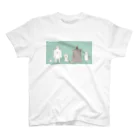 あのドキショップの謎の生物たち（線あり） Regular Fit T-Shirt