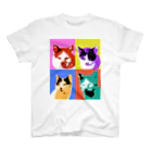 ともさんかくのお店のAndy’s cat スタンダードTシャツ