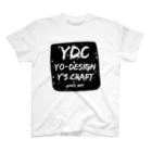 Y's CRAFTの(黒×白)YDC/yo-design/Y's craft トリプルネーム スタンダードTシャツ