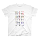 WAMI ARTのヲシテ文字表 Regular Fit T-Shirt