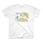 Antenna Mの虹空とツバメ スタンダードTシャツ