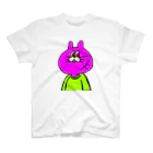 ラビットの見つめるRabbit Regular Fit T-Shirt