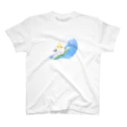 とりっとのオカメインコサーフィンTシャツ スタンダードTシャツ