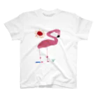 ６歳画伯の店の画伯の作品『フラミンゴ』 Regular Fit T-Shirt