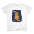 ラクガキマートの背中ねこねこ Regular Fit T-Shirt