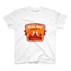 Real OneのLAKE WOODS CAMP Logo Regular Fit T-Shirt