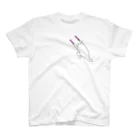 しろねこさん諸々のペンライトねこ10_紫 Regular Fit T-Shirt