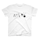 emotionsのディフォルメ２頭身・5人兄弟 スタンダードTシャツ