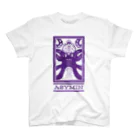 沖島 灯のASYMIN-purple Regular Fit T-Shirt