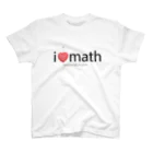 takumath.net officialのi love math スタンダードTシャツ