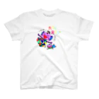 AYUYAの"大きく笑おう!!!"ゆるかわ宇宙人 Regular Fit T-Shirt